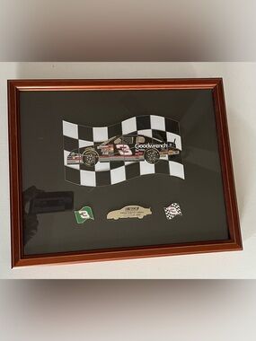 Dale Earnhardt NASCAR Collector Ltd Edition Framed Puzzle Pin set #181 of 1000.